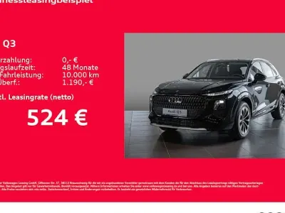 Neu Audi Q3 Ambiente 150 PS (110 kW) 2026 Schwarz SUV