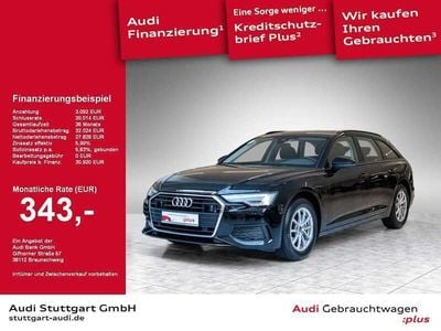 Brillantschwarz Gebraucht 2022 Audi A6 Ambiente Kombi | 31.920 € (Guter Preis)