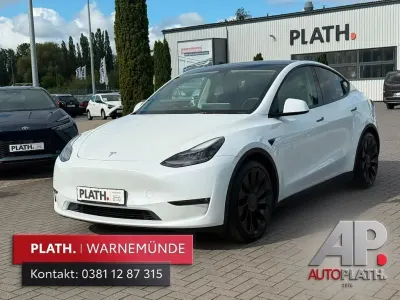 Gebraucht Tesla Model Y Performance 392 kW (534 PS) 2022 Weiß SUV