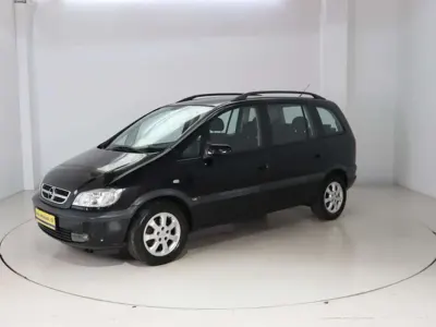Gebraucht Opel Zafira 125 PS (91 kW) 2003 Schwarz Van / Kleinbus