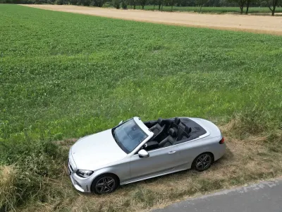 Gebraucht Mercedes C220 AMG line 194 PS (142 kW) 2018 Grau Cabrio
