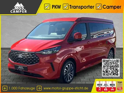 Nouă Ford Tourneo Custom Nugget 150 CP (110 kW) 2025 Roșu Van