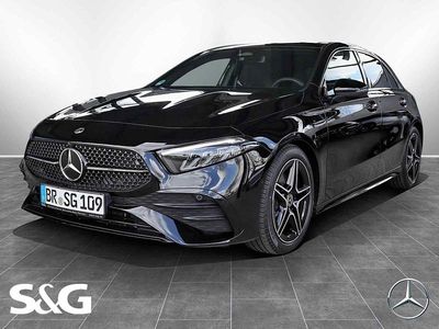 Unilack nachtschwarz Gebraucht 2025 Mercedes A200 AMG Limousine | 35.929 € (Etwas zu teuer)