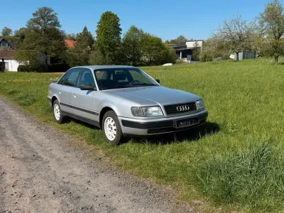 Gebraucht Audi 100 101 PS (74 kW) 1991 Silber Limousine