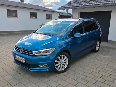 Gebraucht VW Touran Highline 150 PS (110 kW) 2016 Blau Van / Kleinbus