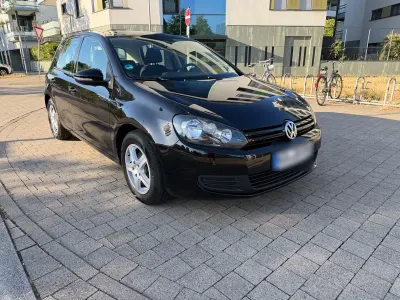 Gebraucht VW Golf VI 80 PS (58 kW) 2009 Schwarz Kleinwagen