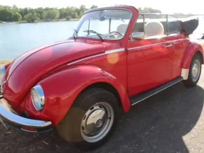 Gebraucht VW Käfer 50 PS (36 kW) 1977 Flashrot vw lp 3 g Cabrio