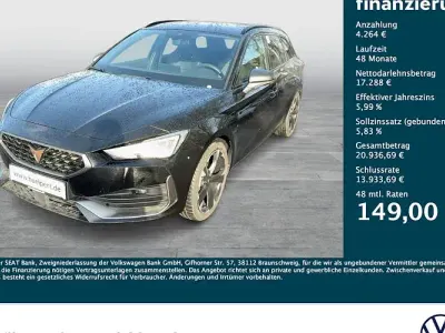 Usado Cupra Leon 204 HP (150 kW) 2022 Preto Carrinha