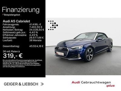 Usata Audi A5 Cabriolet Advanced Plus 150 CV (110 kW) 2024 Blu Cabrio