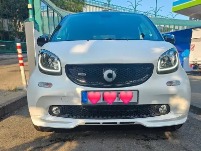 Gebraucht Smart ForTwo Cabrio Brabus 109 PS (80 kW) 2018 Weiß Cabrio