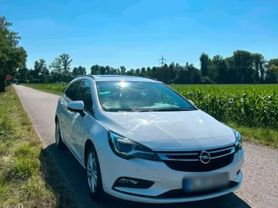 Gebraucht Opel Astra 110 PS (80 kW) 2018 Weiß Kombi