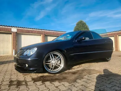 Brugt Mercedes CLK200 163 HK (119 kW) 2004 Blå Cabriolet