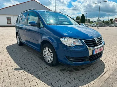 Gebraucht VW Touran Trendline 140 PS (102 kW) 2009 Blau Van / Kleinbus