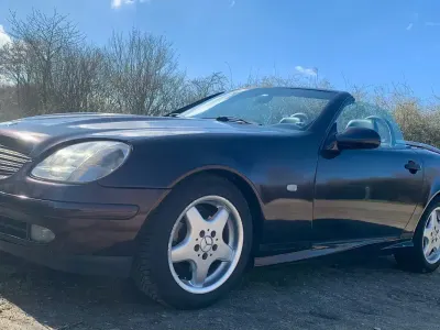 Gebraucht Mercedes SLK200 136 PS (100 kW) 1997 Violet Cabrio