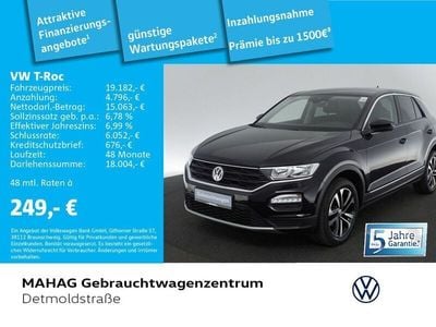 Gebraucht VW T-Roc IQ Drive 150 PS (110 kW) 2020 Schwarz SUV