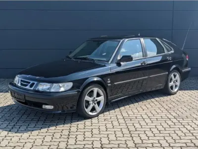 Gebraucht Saab 9-3 Anniversary 150 PS (110 kW) 2002 Schwarz metallic (metallic) Limousine