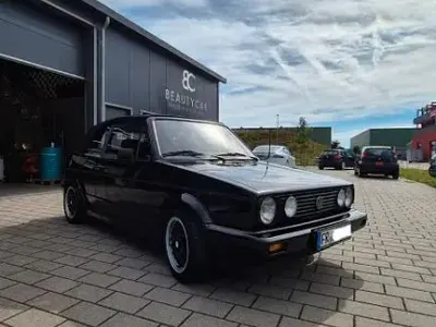 Gebraucht VW Golf Cabriolet 98 PS (72 kW) 1990 Schwarz Cabrio