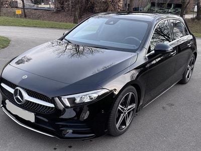 Gebraucht Mercedes A200 AMG line 163 PS (119 kW) 2020 Schwarz Limousine