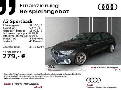 Gebraucht Audi A3 Sportback e-tron Advanced Plus 204 PS (150 kW) 2023 Mythosschwarz metallic Kleinwagen