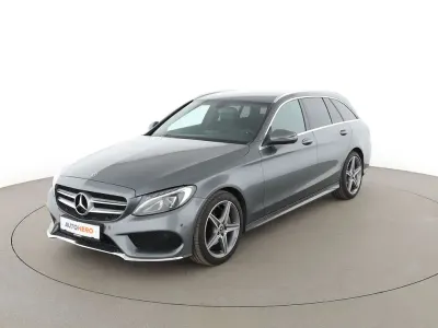 Gebraucht Mercedes C180 AMG line 156 PS (114 kW) 2017 Grau Kombi
