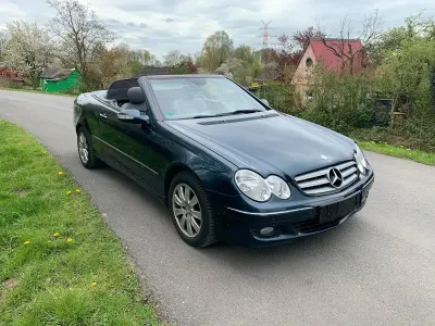 Begagnad Mercedes CLK200 184 HK (135 kW) 2006 Blå Cab