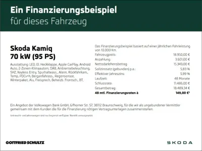 Brugt Skoda Kamiq Tour 95 HK (69 kW) 2023 Sort SUV