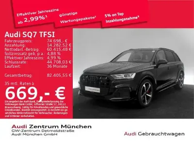 Gebraucht Audi SQ7 Competition 507 PS (372 kW) 2022 Mythosschwarz metallic SUV