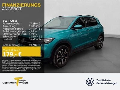 Blau Gebraucht 2020 VW T-Cross United SUV | 17.280 € (Guter Preis)