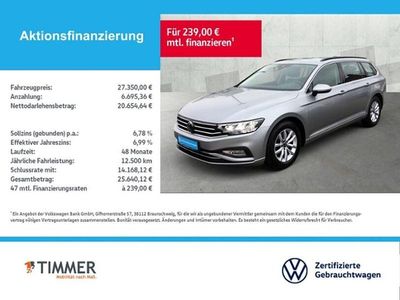 Gebraucht VW Passat Business 150 PS (110 kW) 2023 Silber Kombi