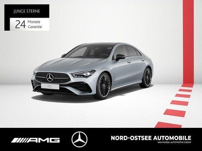 Metalliclack hightechsilber Gebraucht 2025 Mercedes CLA200 AMG Coupé | 38.890 € (Fairer Preis)