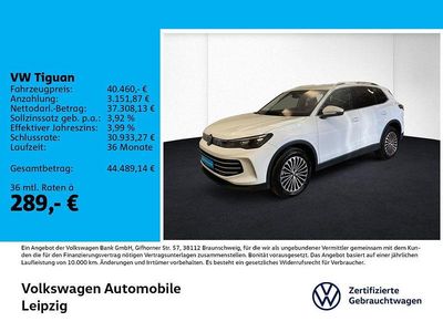 Gebraucht VW Tiguan Elegance 193 PS (141 kW) 2025 Weiß SUV
