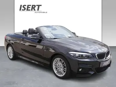 Usata BMW 218 M Sport 136 CV (100 kW) 2017 Nero Cabrio
