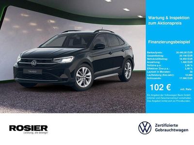 Gebraucht VW Taigo Goal 116 PS (85 kW) 2024 Schwarz / deep black SUV