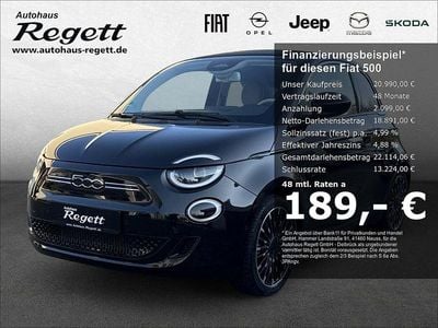 Gebraucht Fiat 500e La Prima 86 kW (118 PS) 2023 Schwarz Cabrio
