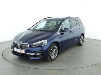 Blau Gebraucht 2019 BMW 218 Gran Tourer Luxury Line Van / Kleinbus | 16.240 € (Fairer Preis)