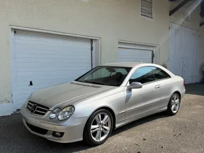 Gebraucht Mercedes CLK500 Avantgarde 387 PS (284 kW) 2007 Silber Coupé
