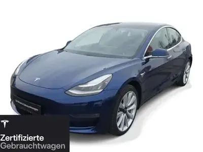 Brugt Tesla Model 3 Long Range RWD 208 kW (283 HK) 2020 Blå Sedan