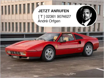 Second-hand Ferrari 328 256 CP (188 kW) 1988 Roșu Cabrio