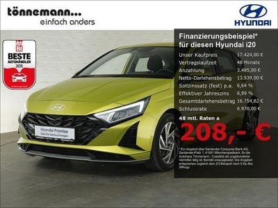 Gebraucht Hyundai i20 Trend 101 PS (74 kW) 2024 Gelb Kleinwagen