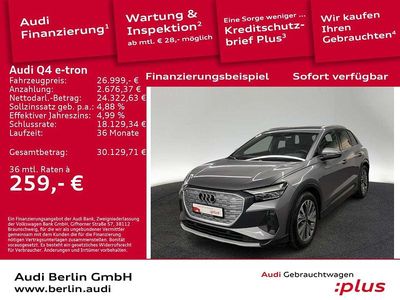Gebraucht Audi Q4 e-tron Ambiente 194 kW (265 PS) 2022 Taifungrau metallic SUV