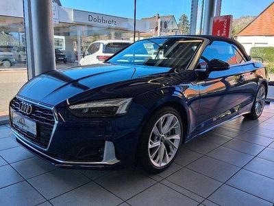 Usata Audi A5 Cabriolet Advanced 204 CV (150 kW) 2024 Blu Cabrio