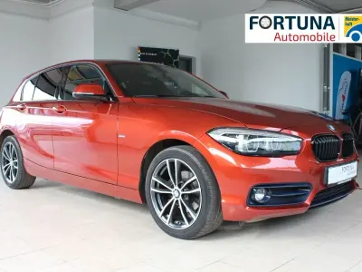 Gebraucht BMW 118 Sport Line 136 PS (100 kW) 2018 Orange Kleinwagen