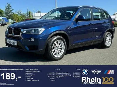 Gebraucht BMW X3 Advantage 190 PS (139 kW) 2017 Blau SUV