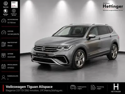 Gebraucht VW Tiguan Allspace Elegance 200 PS (147 kW) 2022 Grau SUV