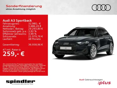 Gebraucht Audi A3 Sport 204 PS (150 kW) 2025 Manhattangrau metallic Limousine