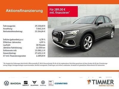 Gebraucht Audi Q3 Advanced 150 PS (110 kW) 2022 Chronosgrau metallic SUV