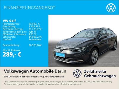 Gebraucht VW Golf VIII Style 131 PS (96 kW) 2023 Uranograu Kombi