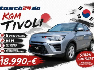 Neu KGM Tivoli 163 PS (119 kW) 2026 Silber SUV