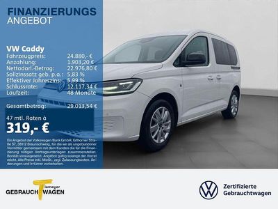 Gebraucht VW Caddy Basis 114 PS (83 kW) 2022 Weiß Van / Kleinbus