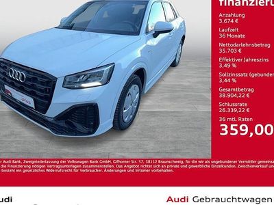 Gebraucht Audi Q2 S-Line 190 PS (139 kW) 2025 Gletscherweiß metallic SUV